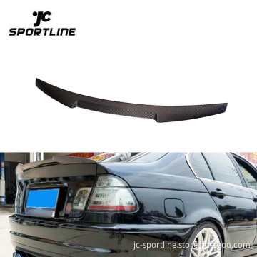 Carbon Fiber M3 Rear Trunk Spoiler Wing for BMW E46 3 Series 1998-2005